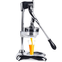 拜杰  ( B J) 榨汁机 手动不锈钢水果机 商用 压榨机家用压汁机 榨汁器(银色A款)