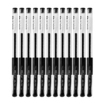 得力（deli） 6601中性笔  碳素笔 0.5水笔签字笔办公文具中性笔(黑色)