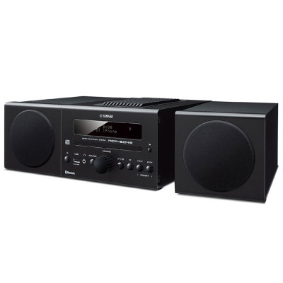 雅马哈（YAMAHA）MCR-B043 迷你音响 CD播放机音箱组合套装 蓝牙/USB/FM 桌面音响（黑色）