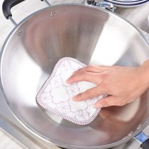 珊瑚绒百洁抹布洗碗布吸水抹布(12片装 默认)
