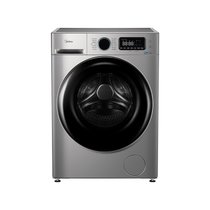 美的（Midea） 10公斤全自动家用滚筒洗烘一体洗衣机 一级能效 智能家电直驱变频节能 MD100VT707WDY(巴赫银 10公斤)