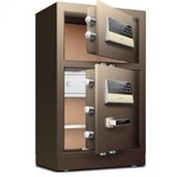 俊采云JCY-Ys7保险柜双门双层电子密码保险箱办公保密柜 （单位：个）(棕色)
