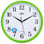 康巴丝时尚创意客厅钟表挂钟静音简约时钟C2246(绿色)