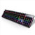 灵逸黑寡妇 机械键盘背光游戏机械键盘黑轴青轴电脑lol金属彩虹87键悬浮机械键盘104键（黑色键盘）(黑色键盘 黑轴104键（彩虹背光）)
