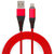 好格 苹果数据线 X/8/7/6/5s手机充电器线USB电源线 支持iphone5/6s/7Plus/ipad pro 1米鱼纹红