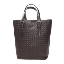 BOTTEGA VENETA0深啡色羊皮女士手提包270917-V0016-2072咖啡色 时尚百搭
