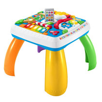 费雪婴儿玩具游戏桌 宝宝探索声光音乐多功能学习桌（双语版）DWN37 国美超市甄选