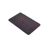 宜恋地毯地垫卫生间厨房家用地垫强力吸水防滑地垫(灰色绣花地垫)