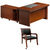 卡里鳄KLE—HSF457办公桌椅1米8每套带大小附柜