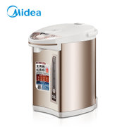 美的(Midea) PF701-50T 电热水瓶 5L 多段温控 304不锈钢 双层防烫电水壶