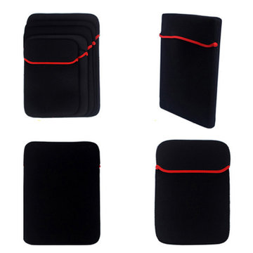 通用笔记本内胆包平板电脑保护套12.5英寸 13.3英寸 黑色 内红 正反两用 黑