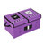 优雅主妇大懒猪双盖收纳箱(紫色V1-34)