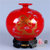 中国龙瓷德化白瓷 艺术瓷器礼品摆件 16cm天地方圆-红(双龙戏珠)ZGH0013