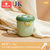 科巢婴儿奶粉盒便携式外出分格辅食米粉盒密封防潮分装奶粉储存罐(莱茵绿（600ml） 默认版本)