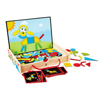 Hapestem拼图91片磁性贴手工制作儿童玩具E1631 国美超市甄选