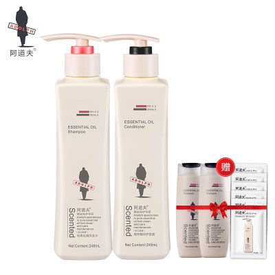 阿道夫 轻柔丝滑洗护套装248ml*2瓶 洗发水护发素 阿道夫 轻柔丝滑洗护套装248ml*2瓶 洗发水护发素