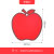 正品乐扣乐扣塑料辅食菜板家用卡通防霉切水果砧板便携可爱小案板(红苹果CSC551)