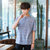 富贵鸟 FUGUINIAO 短袖T恤男时尚休闲棉质舒适打底衫 18153FG8013(蓝色 M)
