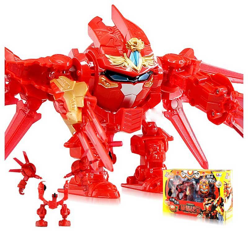 【健身玩具果宝特攻3升级解锁套装草莓战宝图片】奥迪双钻auldey 果宝