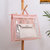 透气防潮包包防尘袋衣柜密封皮包保护整理收纳袋透明挂袋收纳神器(粉红色 XL)