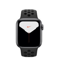 （Apple） 苹果Apple Watch Series 5智能手表iwatch5苹果手表(Nike+深空灰铝金属表壳煤黑配黑 40mm GPS+蜂窝网络款)