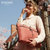 KNOMO英国Copenhagen新款女包14寸通勤包电脑包斜跨手提包单肩包(粉色)