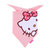 hellokitty 天使派对三角巾婴儿棉毛布口水巾40*40(粉色)