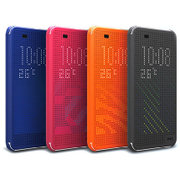 HTC D820 mini原装点阵立显保护套D820mu D820mt保护壳手机套(橙色)