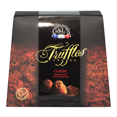 德菲丝(Truffettes)松露形巧克力浓情古典型1000g 法国进口