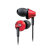 松下(Panasonic)新品RP-HJE290 入耳式耳机 耳塞 重低音耳机(红色)
