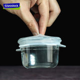Glasslock硅胶保鲜盖万能碗盖密封保鲜膜可拉伸硅胶盖透明全套6个(默认)