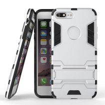 木木（MUNU）苹果 iPhone7plus 手机壳 手机套 保护壳 保护套 外壳 后壳 防摔壳 硅胶套 钢铁侠硬壳(银白色)