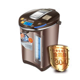 奥克斯（AUX）HX-8066  5L电开水瓶304不锈钢内胆液晶显示六段保温电水壶烧水壶