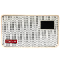 德生(Tecsun) ICR-100 收音机 广播录音机 体积纤小 操作简单 白色