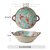 川岛屋日式双耳汤碗家用2021新款网红餐具陶瓷大碗拉面碗手柄汤盆(7.5英寸双耳碗(玉兰))