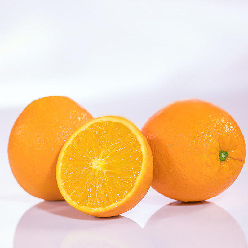 橙子峡江传橙真选定制伦晚脐橙中果9斤7075mm生长14
