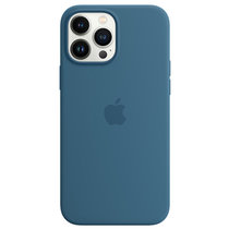 Apple iPhone 13 Pro Max 专用 MagSafe 硅胶保护壳 iPhone保护套 手机壳 - 雀羽蓝色