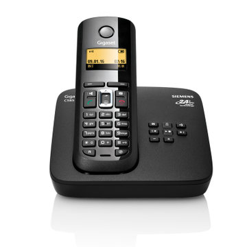 4g数字无绳电话机 (绅士黑)