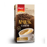超级星优乐三合一经典原味白咖啡150g/盒
