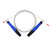 跃动跳绳专业速度训练钢丝绳比赛使用小学生体能训练中考绳子(蓝黑手柄 默认版本)