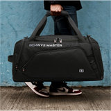 买1送6！瑞士军刀系列大容量短途旅行包男手提包旅行袋行李包女健身包旅游包行李袋(小号 手提+单肩挎)