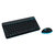 罗技（Logitech）无线鼠标键盘套装 USB电脑笔记本迷你键鼠超薄款(黑色 MK245 NANO)