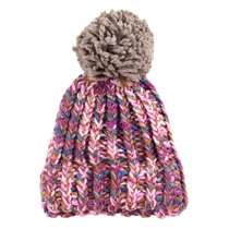 帽子女冬天韩版潮针织帽可爱毛球毛线帽护耳保暖套头帽677888(红色 弹力均码)