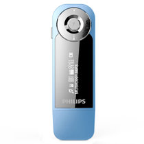 飞利浦MP3MP4迷你随身听便携式学英语学生版小型无损音乐播放器SA1208 蓝色