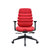 jizoo人体工学办公椅电脑椅家用舒适久坐转电竞椅子升降护腰乳胶(红色无头枕)