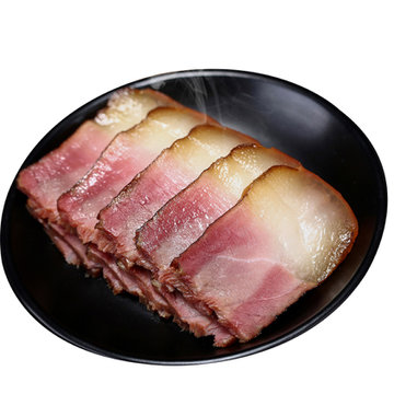 宝湘坊 腊肉切片500g柴火烟熏腊肉美味装湘菜切片湖南腊肉湖南特产