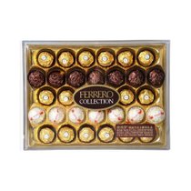 费列罗巧克力364.3g礼盒装 榛品威化糖果巧克力32粒