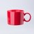 创意个性马克杯带盖勺杯子陶瓷喝水杯时尚情侣家用咖啡杯男女茶杯(红色大口杯)