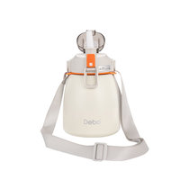 德铂艾薇保温杯白色DEP-DS305 304不锈钢 大容量 送DIY贴纸和背带