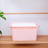 禧天龙 Citylong   24L碟彩塑料储物箱儿童玩具整理箱衣物收纳箱1个装(粉色)